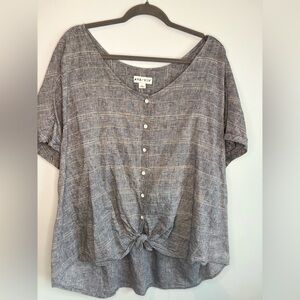 Ava & Viv  Button-Down Women's Shirt